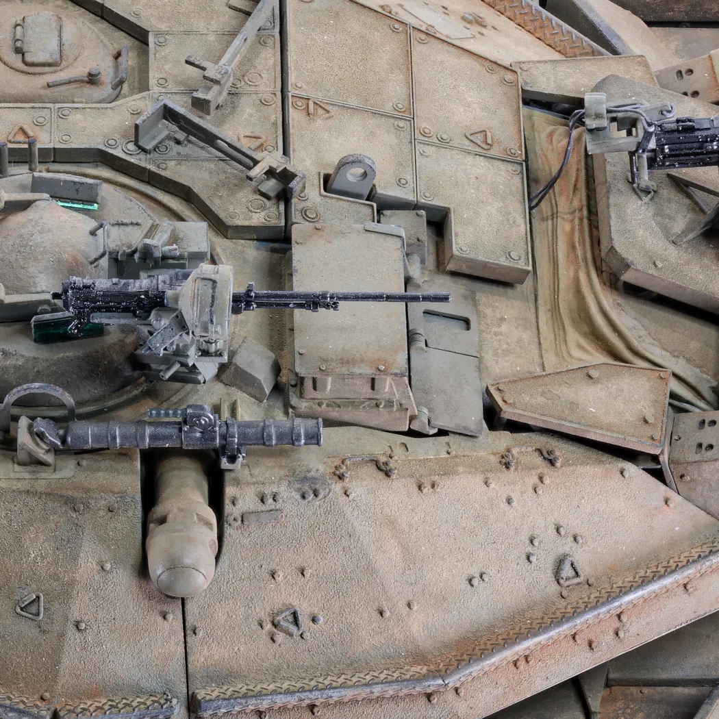 Magach turret, right side