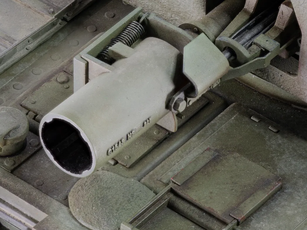AFV Club Churchill AVRE petard launcher