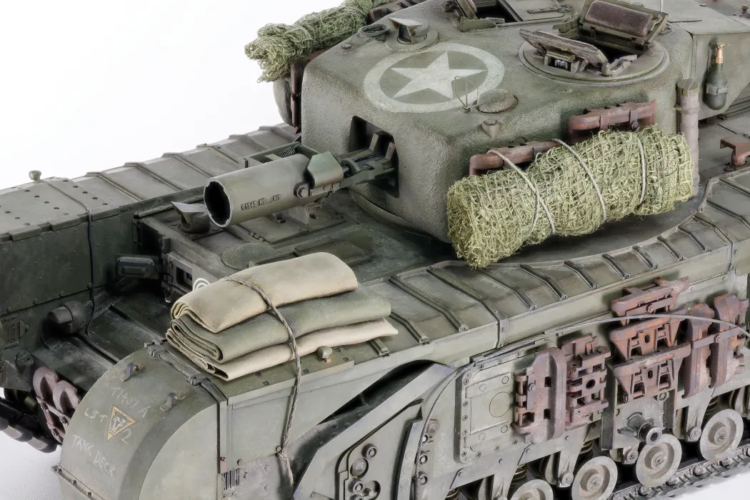 AFV Club Churchill AVRE left front view