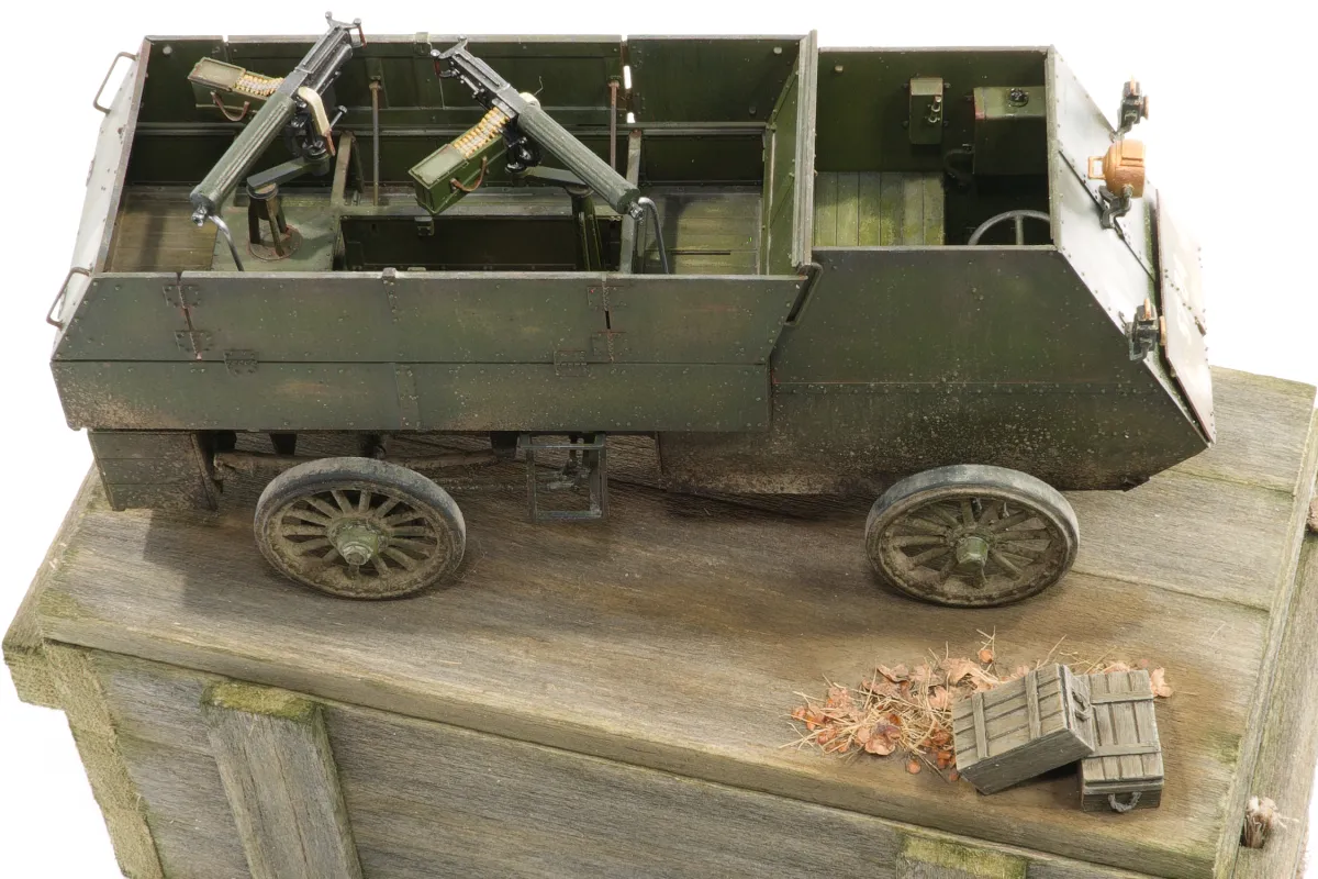 CSM Canadian MG Carrier model viewed from above