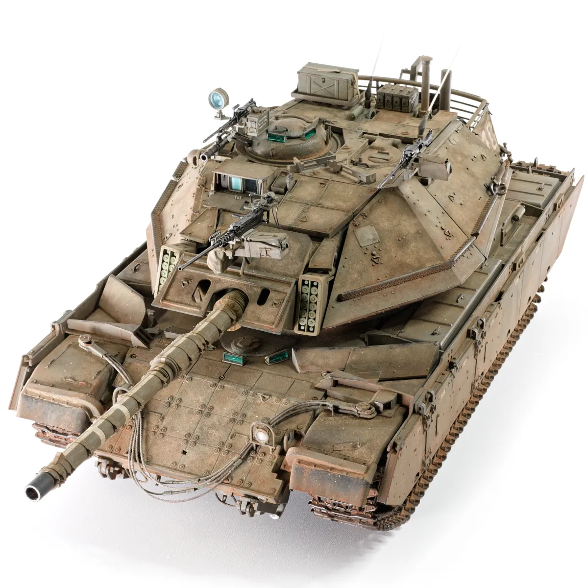 Meng Magach 6Bet Gal Batash scale model, overview from front left