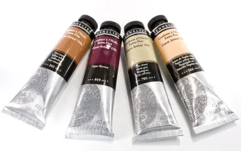 Tubes of Sennelier artists' oil paint