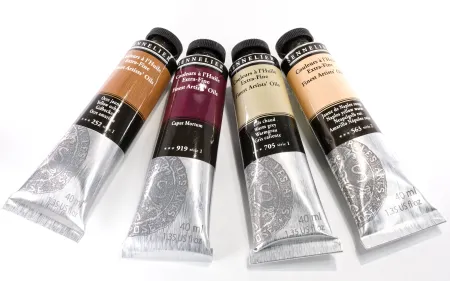 Tubes of Sennelier artists' oil paint