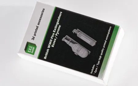 Product packaging for SBS British Fire Extinguishers