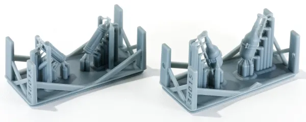 SBS 3D printed British WW2 fire extinguishers, full set