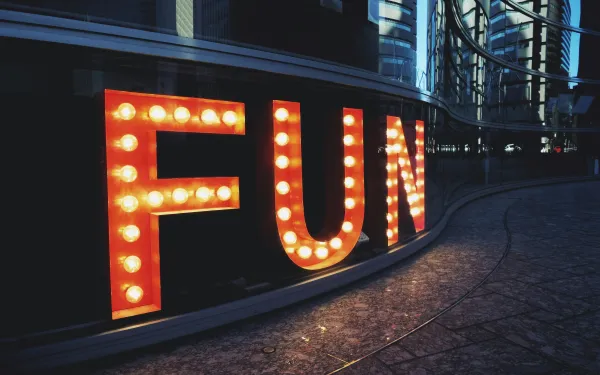 Fun sign by Possessed Photography via Unsplash