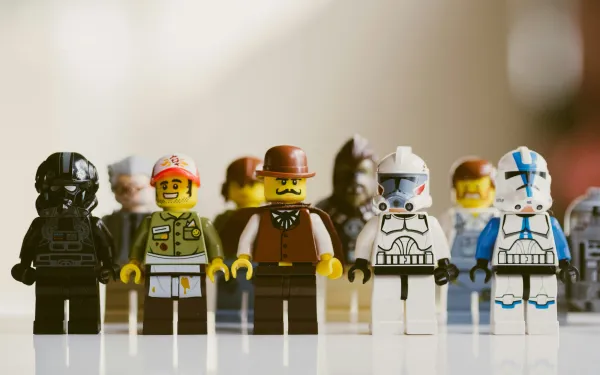 Lego figures, credit Daniel Cheung at Unsplash
