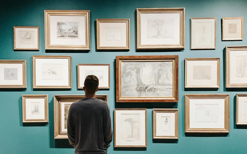 art gallery wall