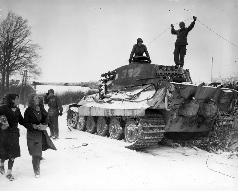 Knocked-out King Tiger