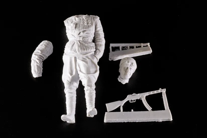 Evolution Soviet Soldier figure