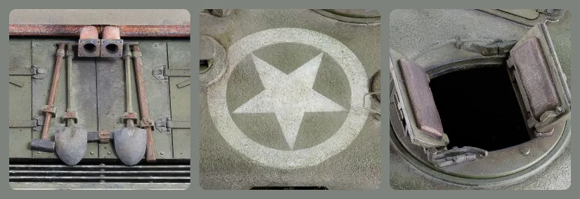 Three close-ups showing OPR