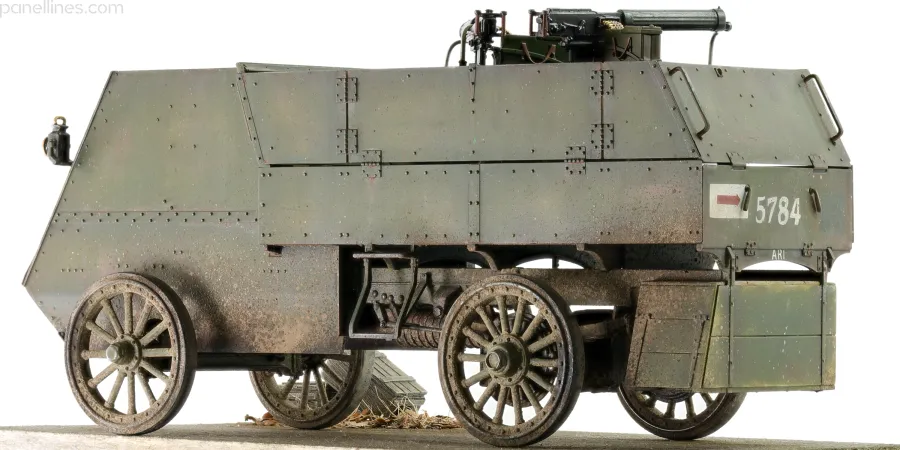 Copper State Models Canadian WWI MG Carrier, 1/35th scale model armoured car