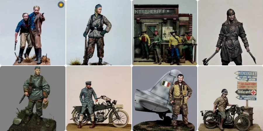 Screenshot of figures by fabrizio1969 at Putty and Paint