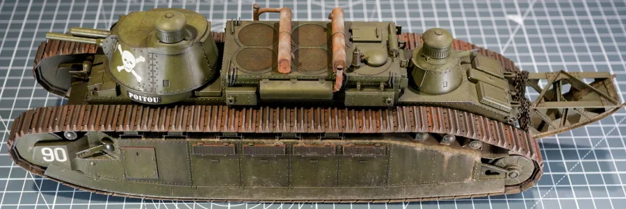 Meng Char 2C, 1/35th scale tank model